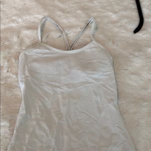 Lululemon white workout tank